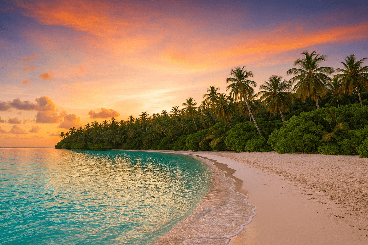 Tropical paradise destination